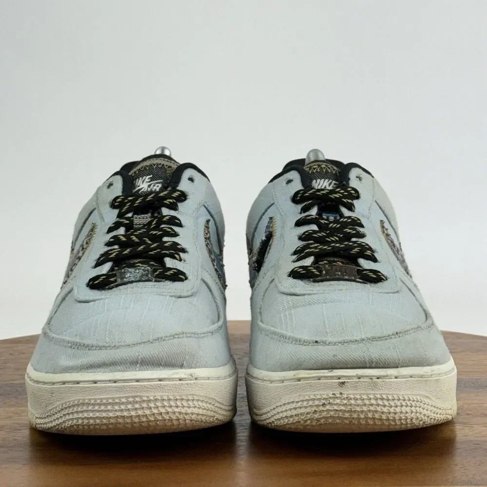 Mens Nike Air Force 1 Low '07 LV8 Light Armory Blue Sneakers Shoes Size 8.5 D‎